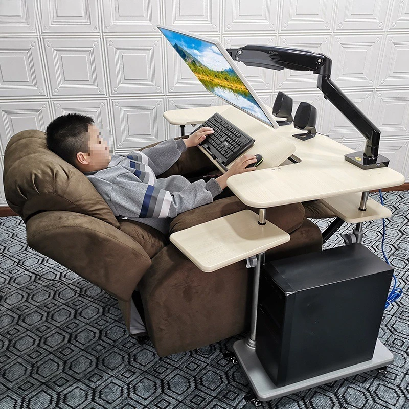 Desktop computer household folding lifting lazy simple  mobile lifting support
