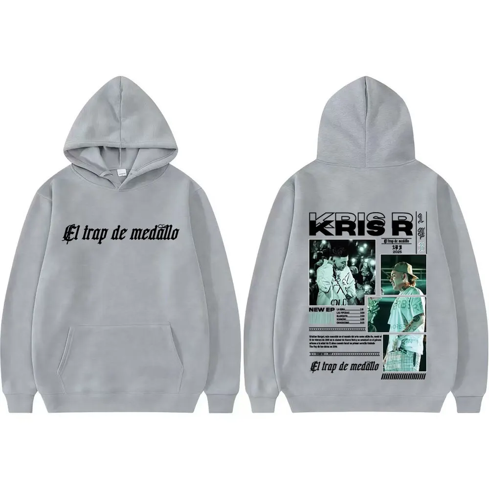 Rapper Kris R Trap De Medallo 2025 Tour Hoodie Men's Clothing Long Sleeve Classic Hoodies Harajuku Fashion Oversized Sweatshirts #6