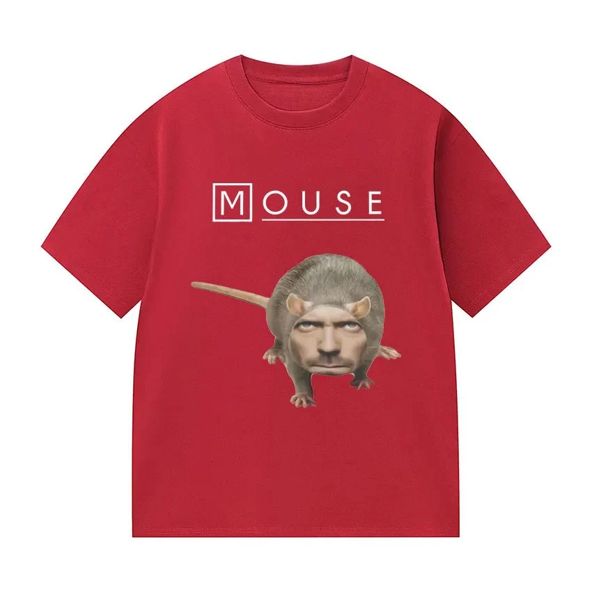 House_Mouse MD Funny Graphic T-shirt Men Women Casual Short Sleeve T Shirt Fashion High Quality Cotton Tees Streetwear