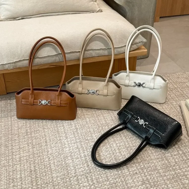 

2026 New Retro Women's Armpit Bag Korean Version Trendy Handbag Fashionable Large-capacity Textured Premium Shoulder Bag