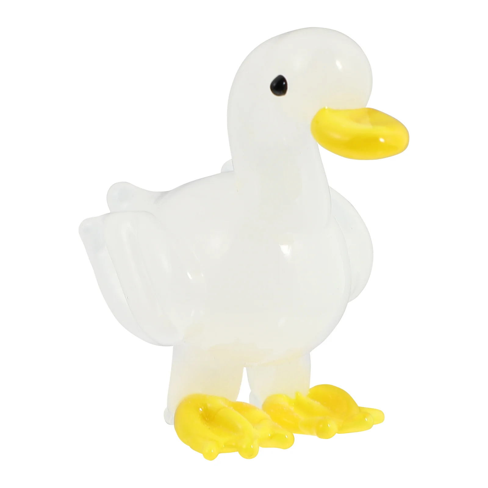 

1Pcs Premium Glass Goose Ornament Beautiful Exquisite Design Suitable for Desk Bookshelf Dinner Table Decoration