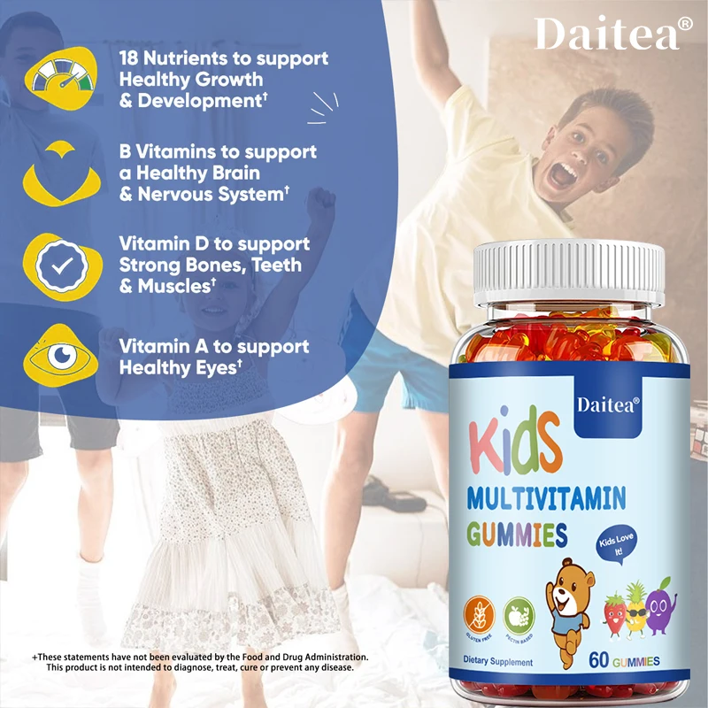 Multivitamin Gummies - Enhances Energy Levels, Immune Support, Antioxidant, Supports Bone, Teeth, Heart Health, Metabolism - Image 4