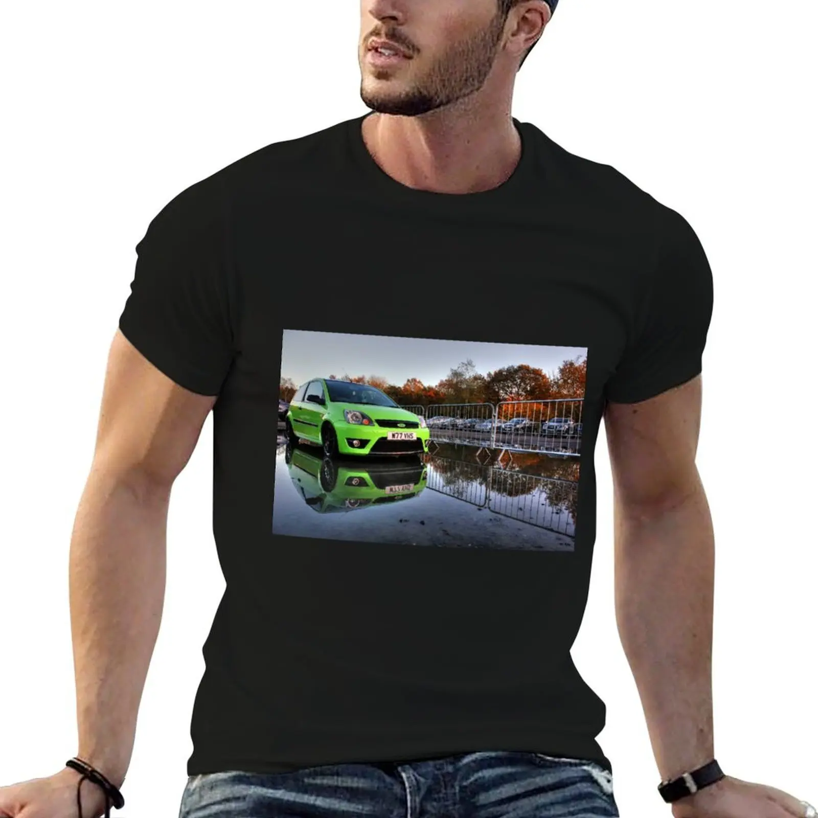 

Reflection of the Green Machine T-Shirt cotton t shirts high quality man t shirts cotton T-Shirt