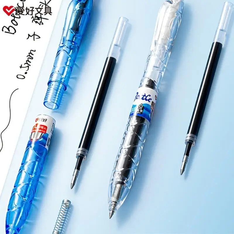 Penna liquida da gel da 62KA Penna liquida Penna da 0,5 mm Penna asciugatura in gel a per scrivere