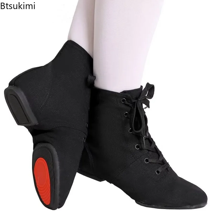 

Soft Cloth Dance Jazz Shoes Ballet Modern Shoes for Men Women New Canvas Black Sport Sneakers Gymnastics Fitness Practice Shoes
