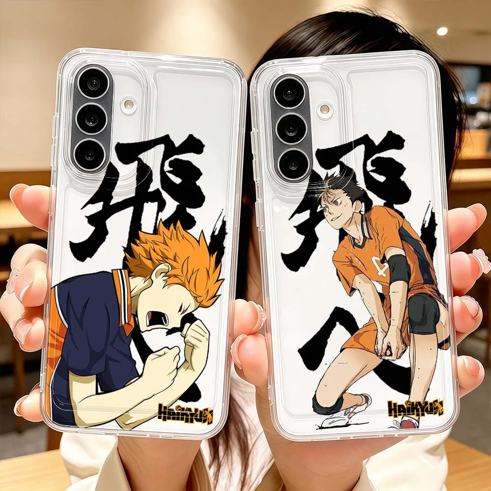 Haikyuu Handsome Cover For Samsung Galaxy A71 A57 A56 A55 A54 A53 A51 A17 A16 A07 A06 A05 Transparent Phone Case