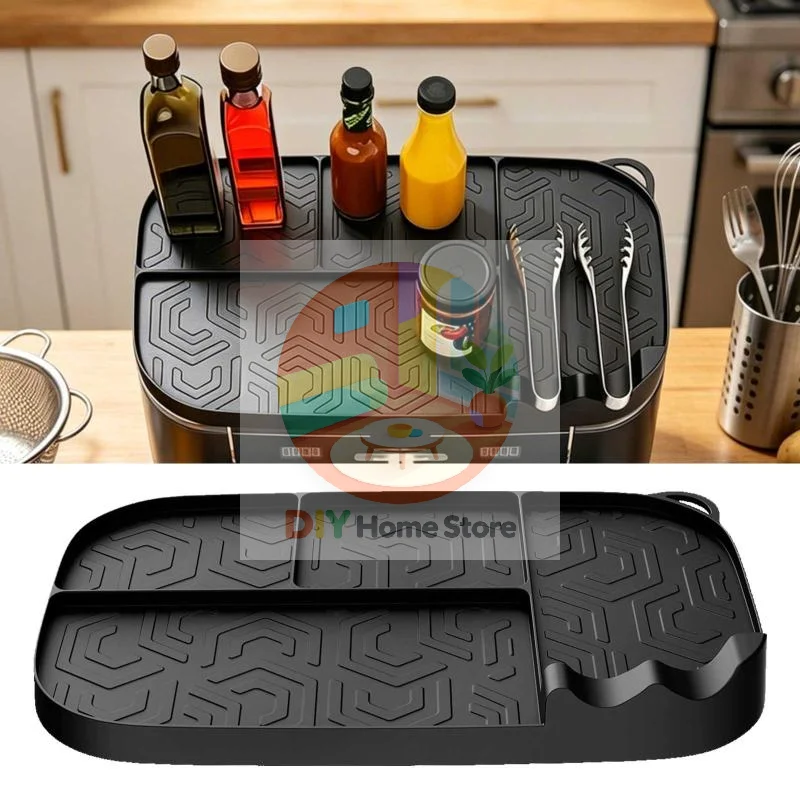 Scratch Proof Air Fryer Organizer Tray for AF400 AF451 DZ401 Premium Silicone Storage Shelf Mat for Cooking Needs
