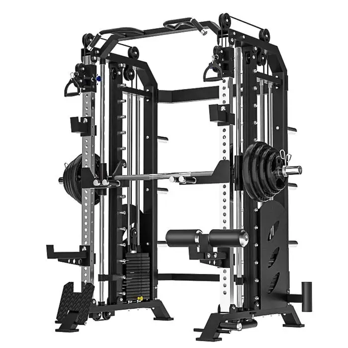 Multi Function home use Smith Machine with Weight Stack gym equipment Smith Machine Home