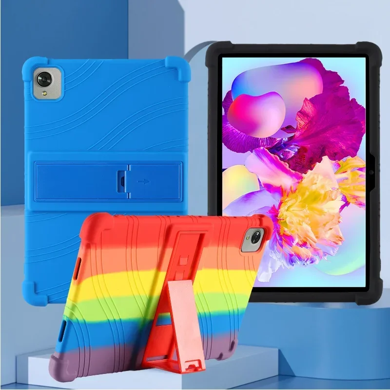  For Teclast P30HD 10.1 Inch Protective Case Cover Tablet Stand Soft Silicon Cover All-inclusive Anti-fall Soft Shell