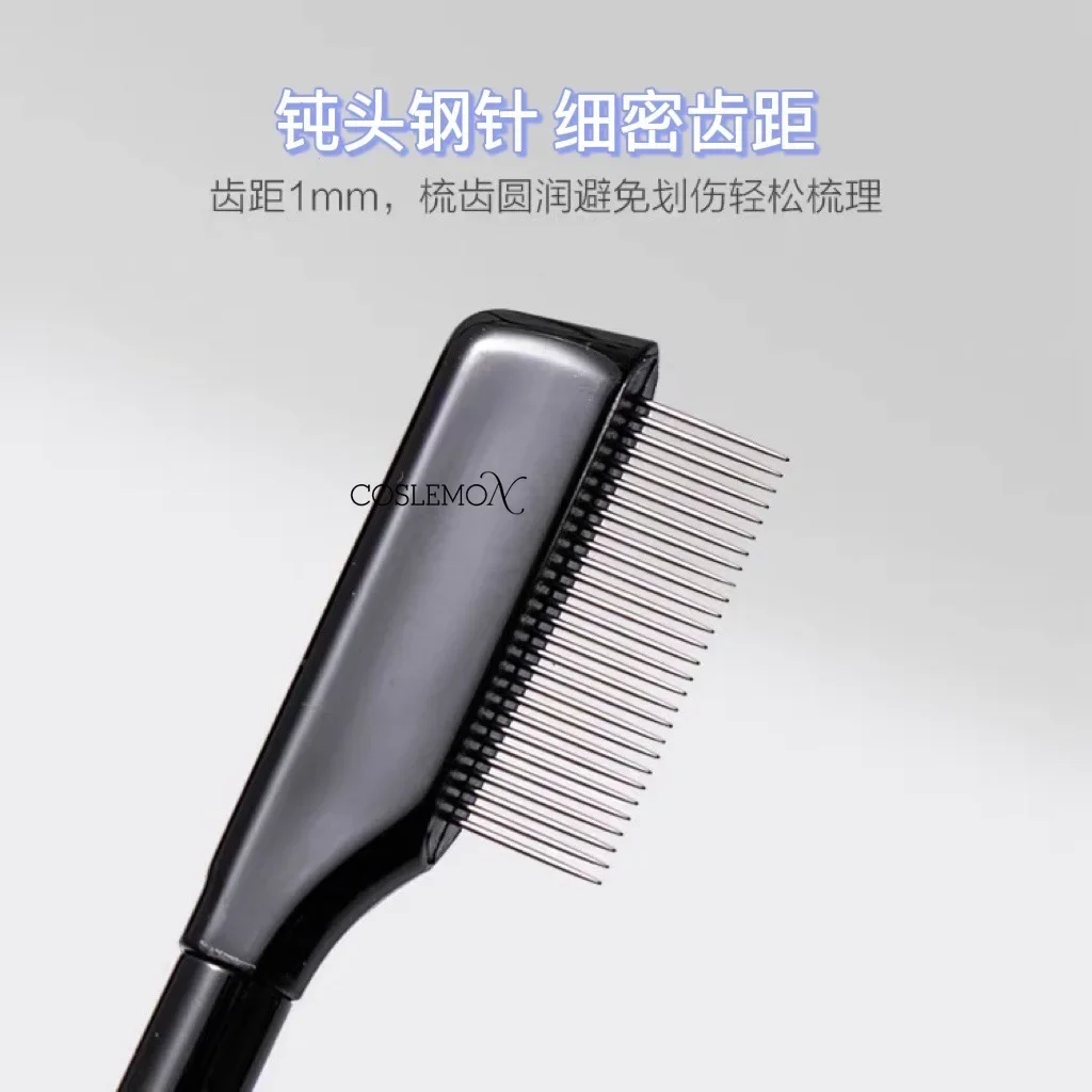 Eyelash Comb Lash Brush Separator Curler Makeup Mascara Applicator Dense Toothed Steel Needle Grooming Brushes Metal Teeth