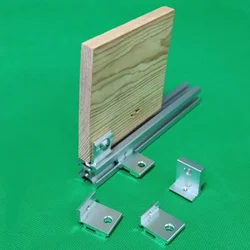 European Standard 20 30 40 Aluminum Profile Layer Board Bracket Side Board Fixing Parts Storage Rack Groove Ocean Board Bracket