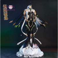 Mobius Honkai impact 3 cosplay Möbius infinite Ouroboros costume Halloween dress accessories props wig set sexy women's uniform