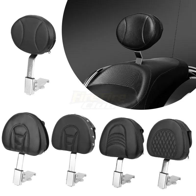 

Motorcycle Adjustable Plug In Front Driver Rider Seat Backrest Kit For Victory 2010-2017 Cross Country & 2012-2013 Hard-Ball