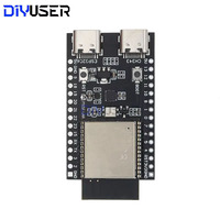 DIYUSER ESP32-C6 ESP32 WiFi+Bluetooth Internet Of Things Dual Type-C Development Board ESP 32 Core Board ESP32-C6-DevKit C N4R2