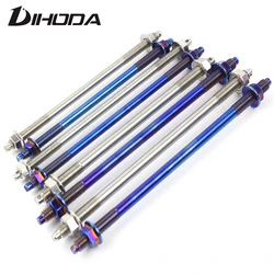 Silver/Multicolor M 10/12 x 220/250/280 mm Front Wheel Axle For Suzuki Honda Yamaha RSZ Motorcycle electric car modified parts