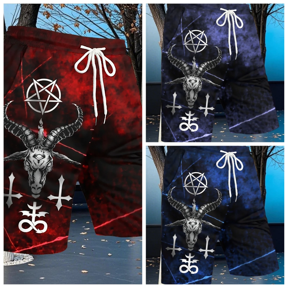 

25/26 Последние популярные шорты для взрослых, модные мужские шорты Y2K с 3D принтом, повседневные уличные мужские шорты на шнурке, быстросохнущие дышащие шорты