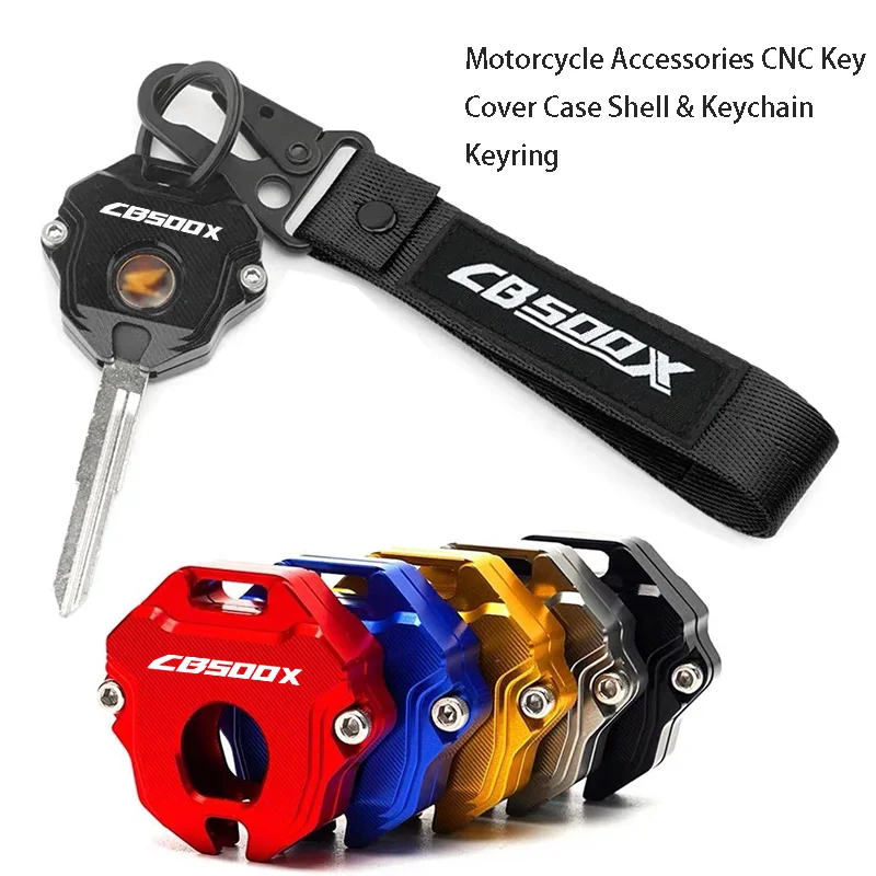 

Новые аксессуары для мотоциклов, чехол для ключей с ЧПУ, чехол и брелок для ключей, подходит для HONDA CB500X CB500 X CB 500X 2013-2023 2024 2025