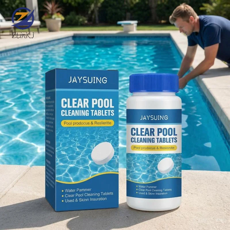 Tabletas de Cloro para Piscina de 100g, Purificador de Agua Multiefecto, Eliminador de Algas para Jacuzzi, Spa y Limpieza del Hogar