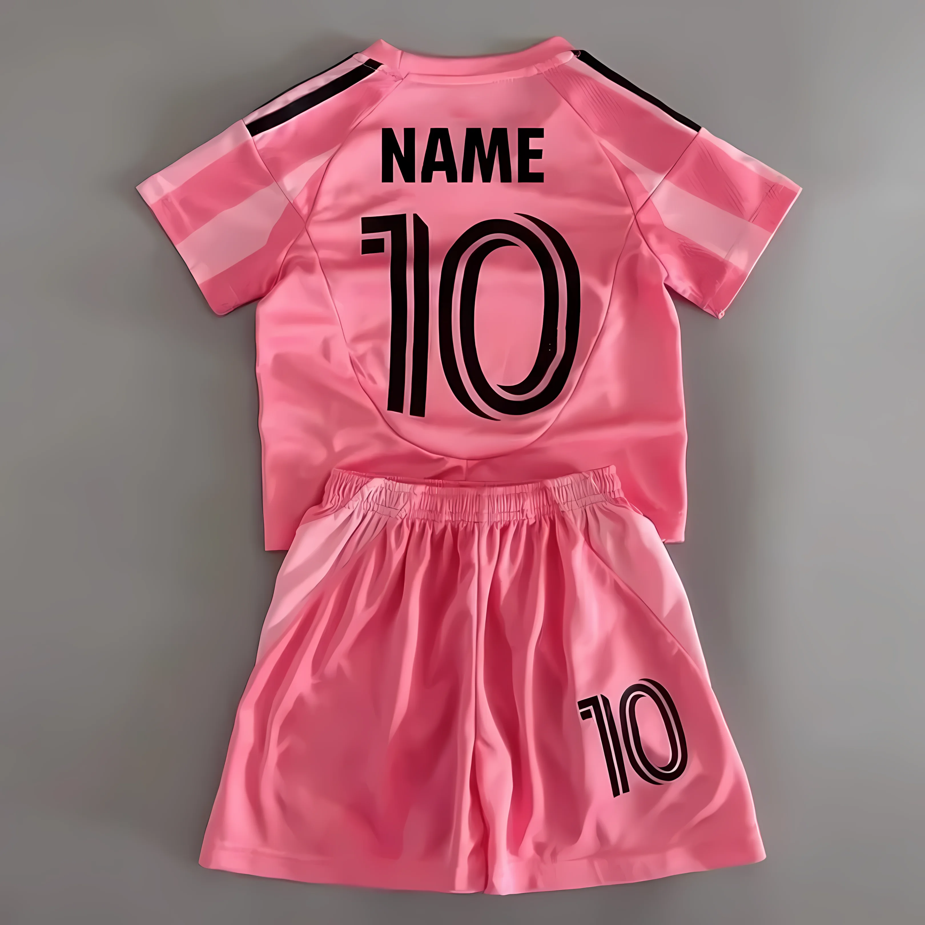 2025 Summer New sporty casual fashionable soft comfortable breathable lightweight 3D digital printed children's set