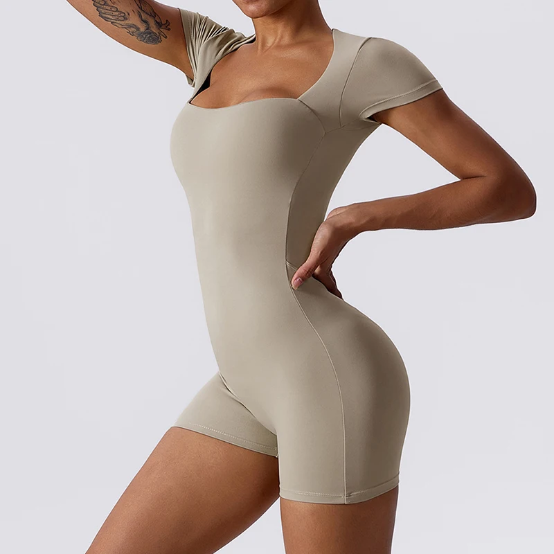 Traje de Yoga para mujer, conjunto deportivo de Fitness, mono de entrenamiento, ropa deportiva Sexy para gimnasio, novedad de verano