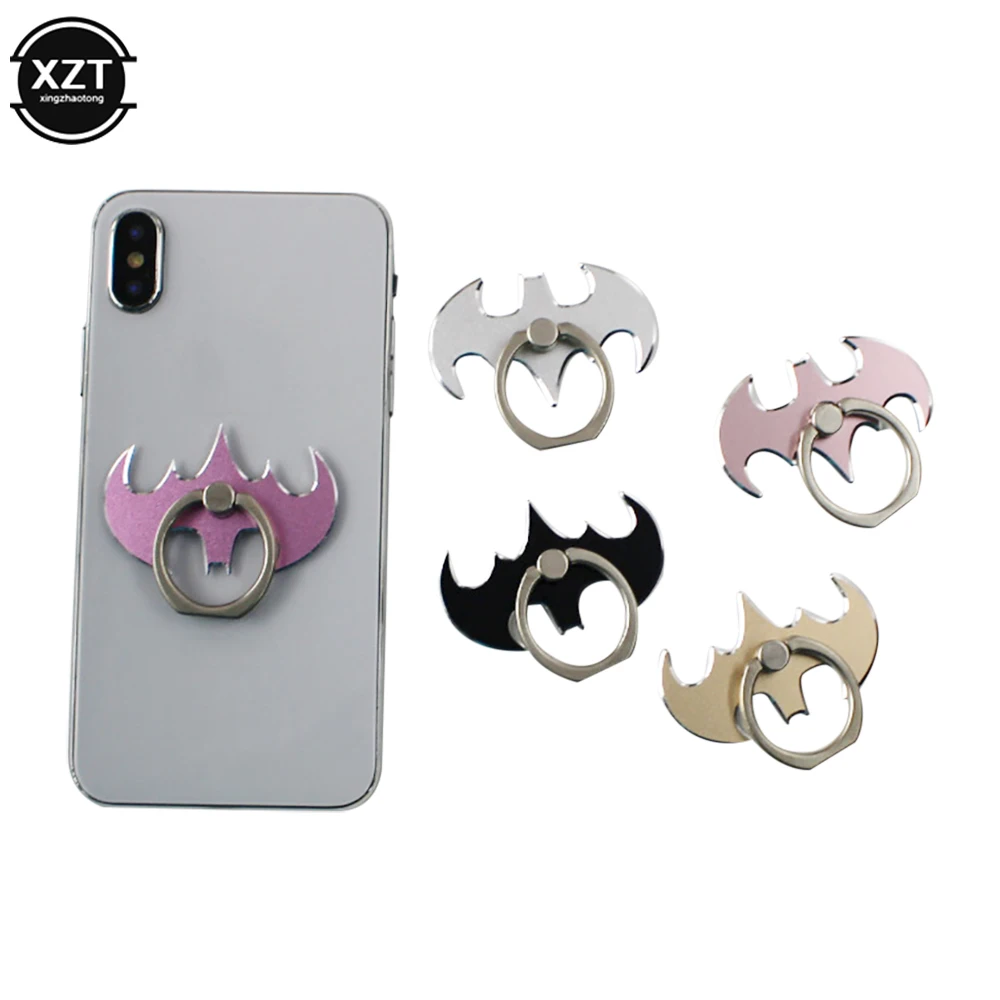 Bat Finger Ring Phone Holder 360 Degree Rotate Desktop Mount Mobile Phone Stand For iPhone  Xiaomi Metal Holder