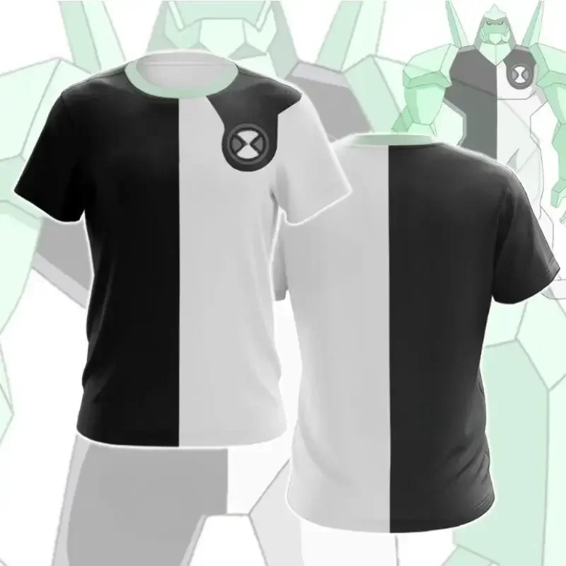 Omnitrix Ben10 Anime role-playing T-shirt, Ben Tennyson 3D children's Printed T-shirt, Summer men's and women's anime T-shirt - Image 4