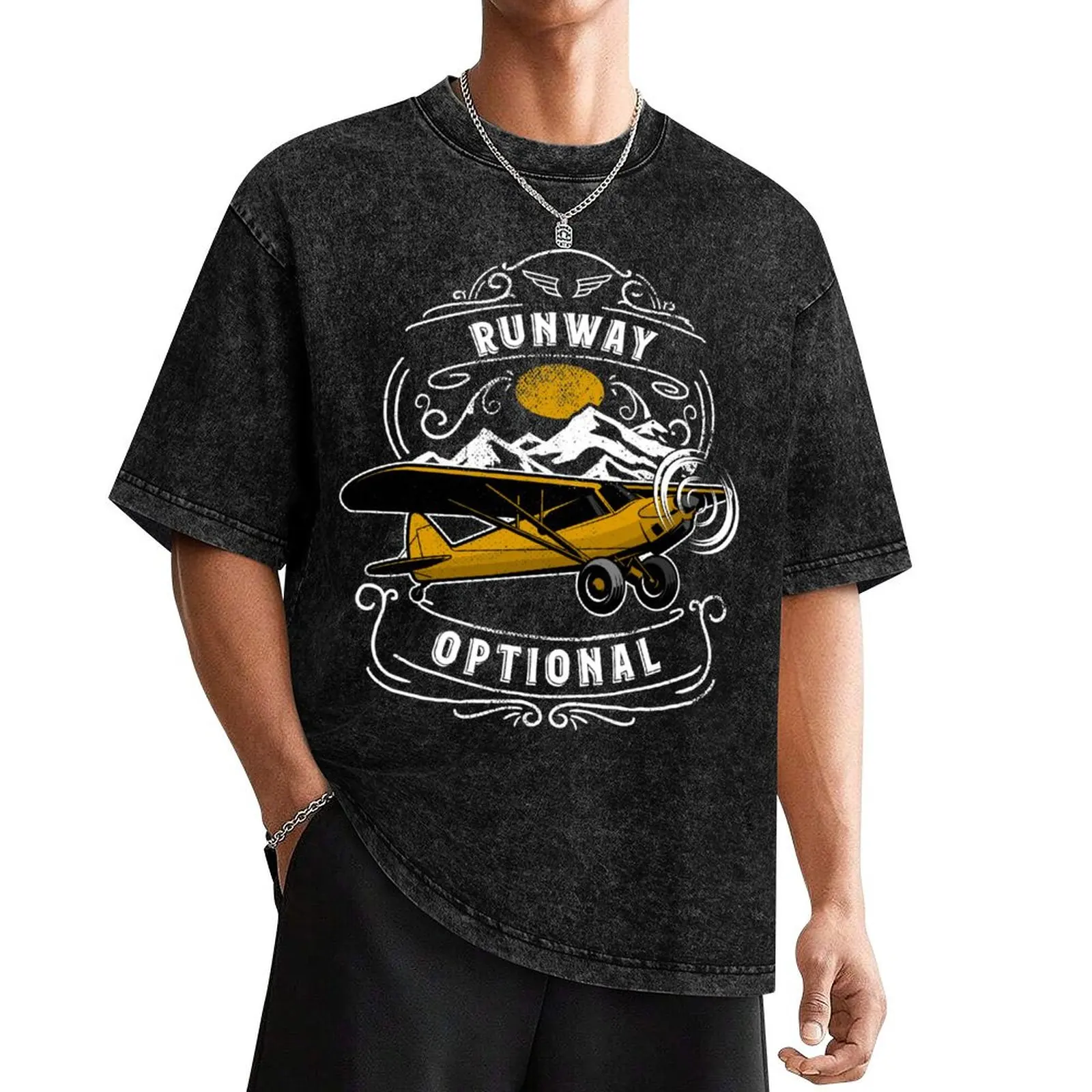 

Runway Optional STOL Bush Plane T-Shirt blanks Blouse plain t shirts men