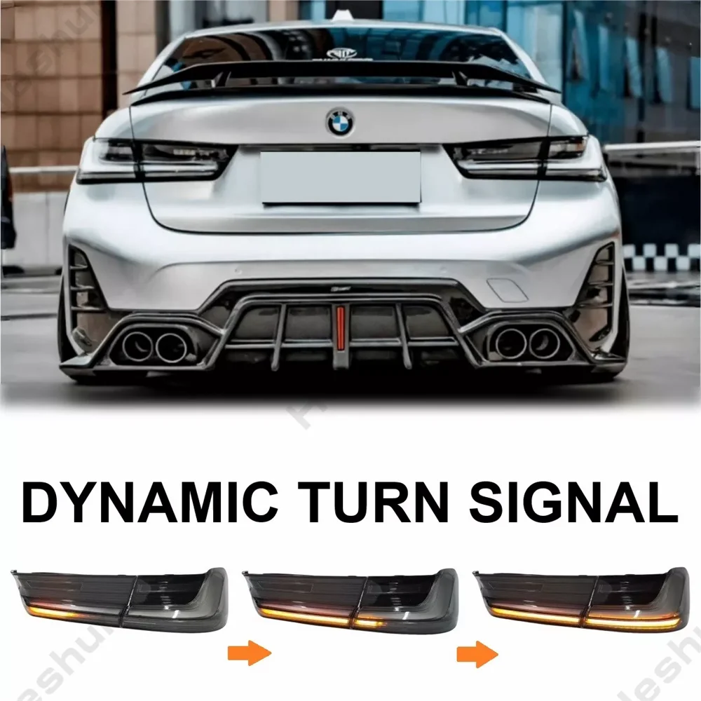 LED الضوء الخلفي لسيارات BMW G20 G80 G28 2019 2020 2021 2022 2023 330i 340i M3 330e M340i أضواء خلفية المصابيح الخلفية مصباح مكبح بدوره إشارة