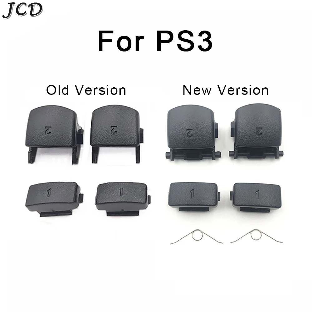 JCD 1set L1 R1 L2 R2 Trigger Buttons Springs Replacement For PS3 Controller Game Handle Accessories Repair Part