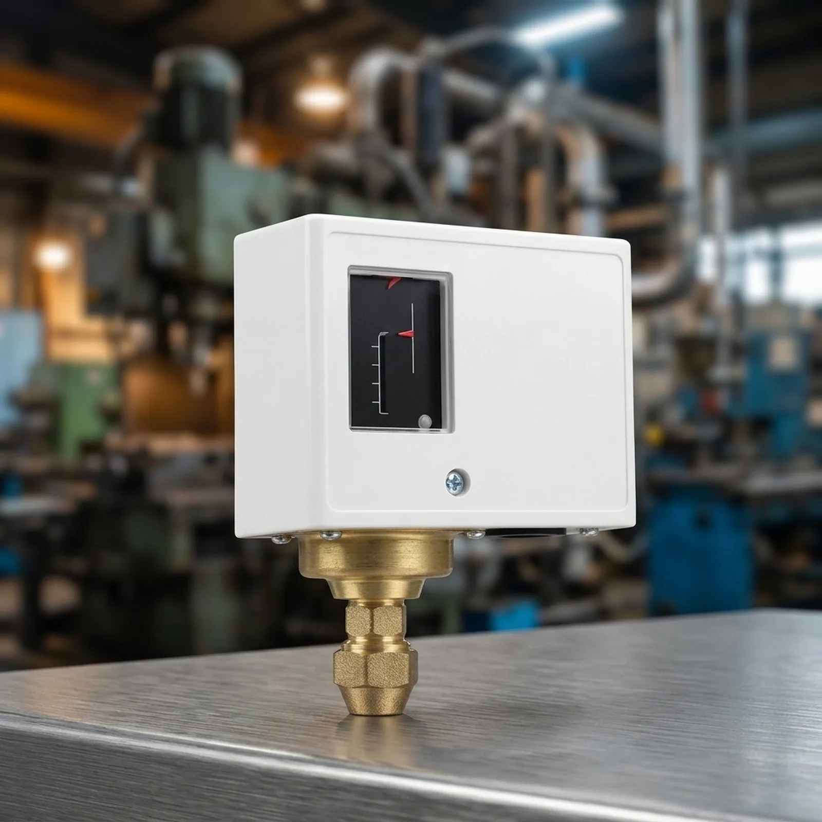 Robust Pressure Switch Designed for Industrial Automation with 5 to 30bar Adjustable Range and Fast Activation