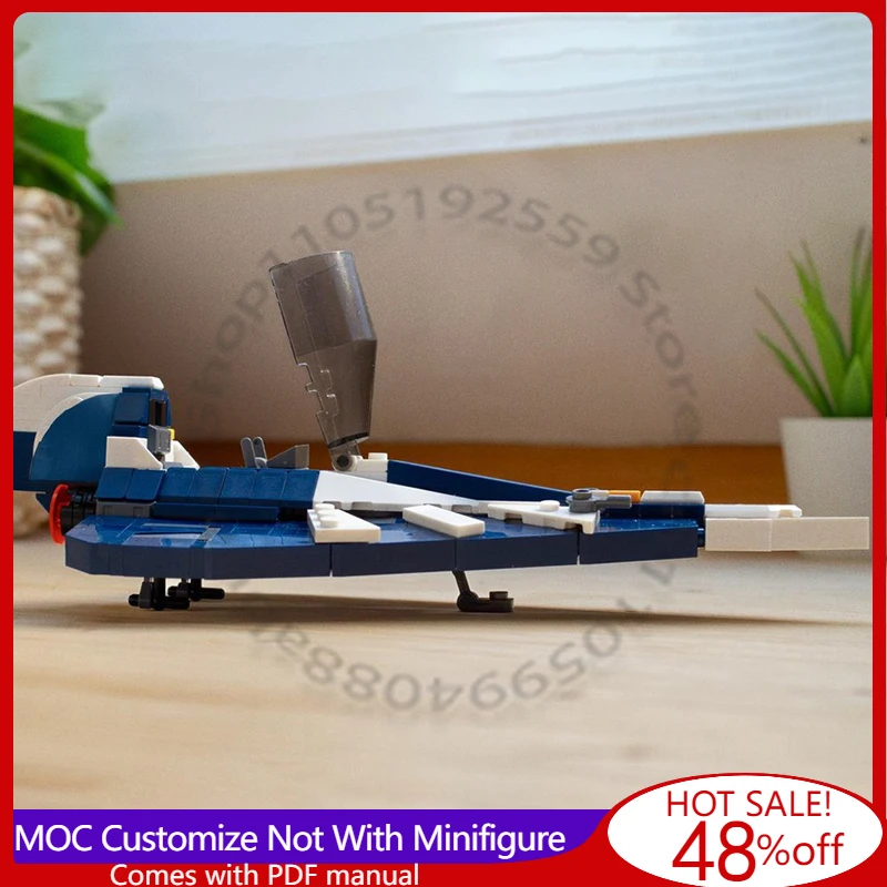 

256 PCS Star Battle PiXEL-DANs - Delta-7 - Plo-Koon - 2025 Update - Minifig scale MOC Customize Modular DIY Toy Birthday Gift