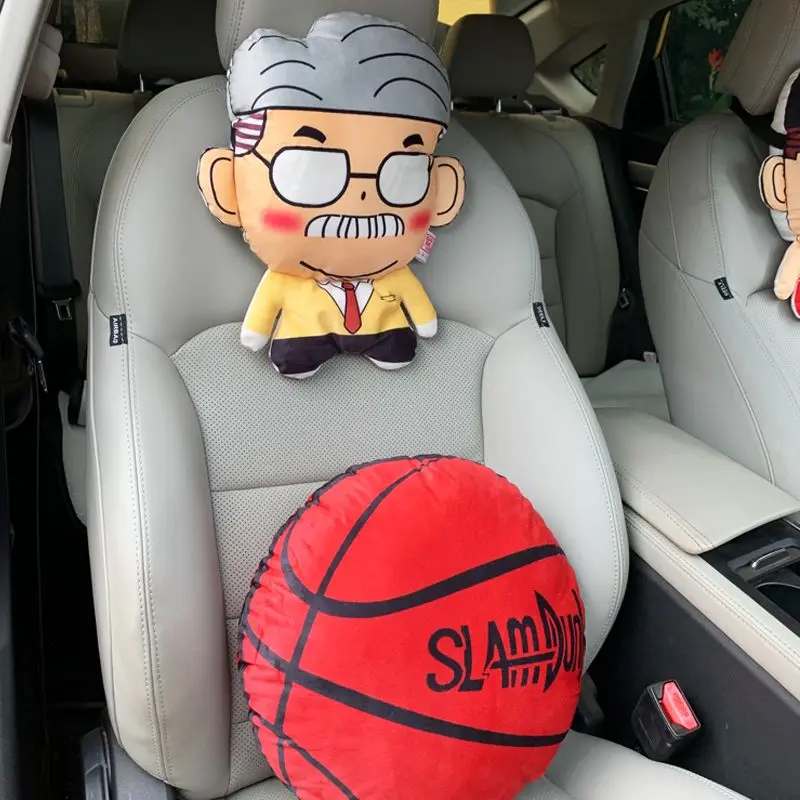 Slam Dunk Master Rukawa Kaede Sakuragi Hanamichi Anime Cartoon Headrest Lumbar Support Creative Personality Cute Car Neck Pillow - view 2