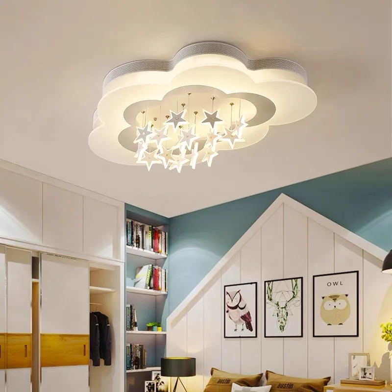 Nouveaux luminaires de plafond LED en forme de nuage de dessin animé pour chambre d'enfant, chambre à coucher, bureau, salon, restaurant, éclairage moderne et créatif, luminaire décoratif pour la maison