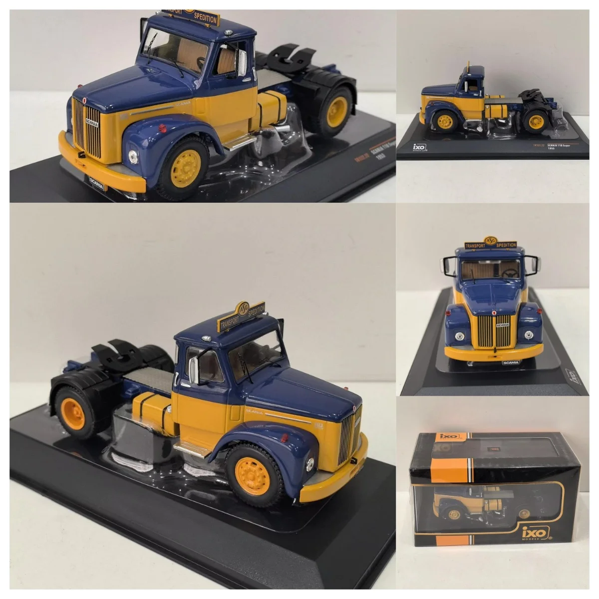 

IXO Diecast 1/43 Scale SCANIA 110 SUPER 1953 Tractor Truck K7F6 Alloy Car Model