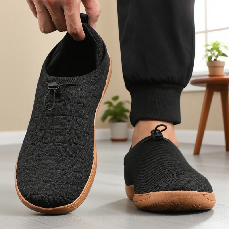 

New Men's Barefoot Shoes Wide Toe Box Minimalist Anti Slip Walking Shoes Lightweight Breathable Running Sneakers Tênis Masculino