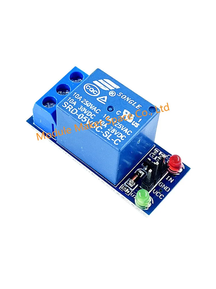 Déclencheur de bas niveau 5V, Module de relais à 1 canal, Interface DC AC 220V, bouclier de carte de relais, indicateur LED pour Arduino
