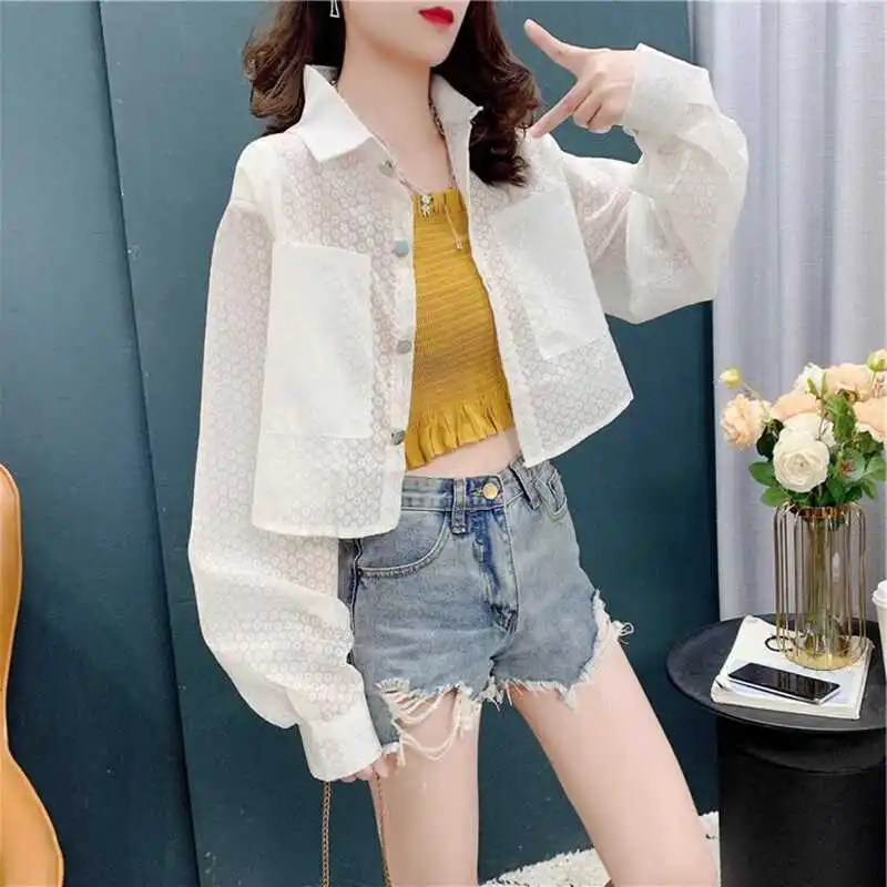 

Модная женская летняя новинка 2025 года: свободная верхняя одежда из ледяного шелка в европейском стиле, топ с защитой от солнца