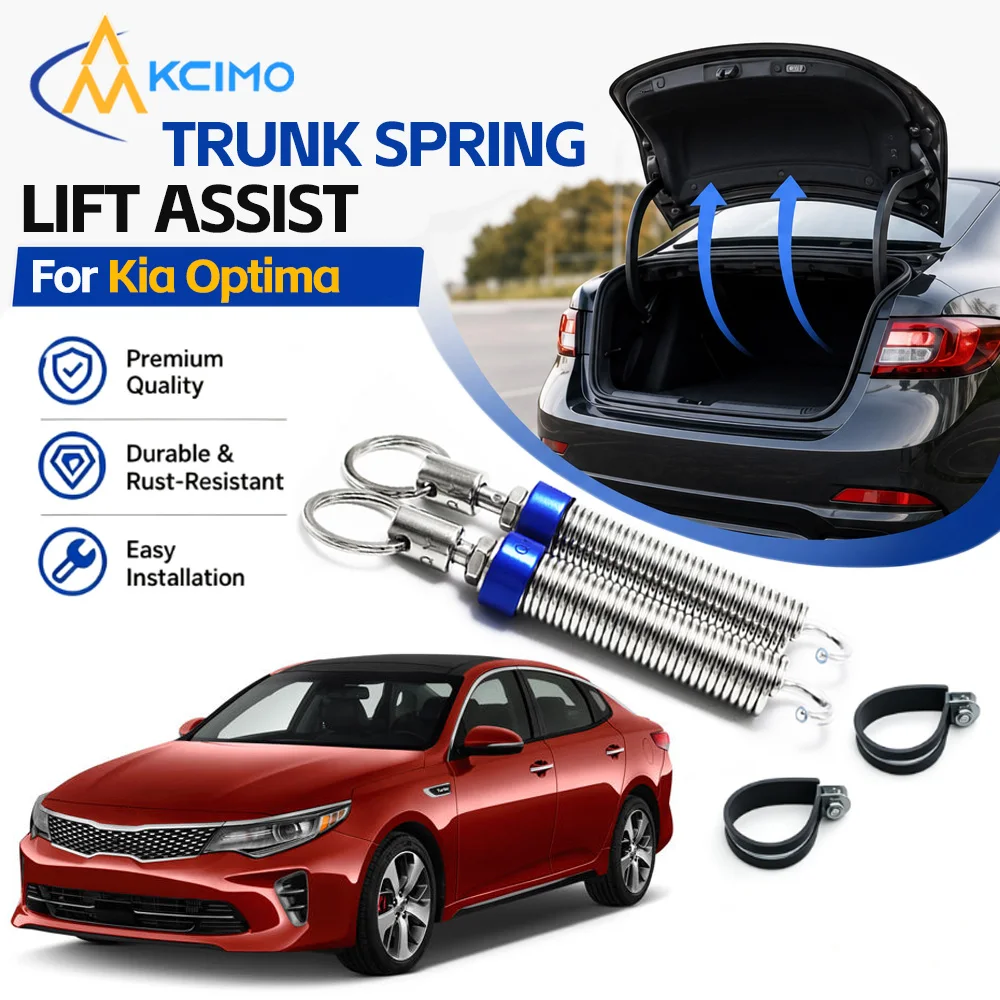For Kia Optima Adjustable Trunk Lid Lift Spring Kit Auto Boot Automatic Opening Tension Lifter Device Rear Tailgate Lid Parts