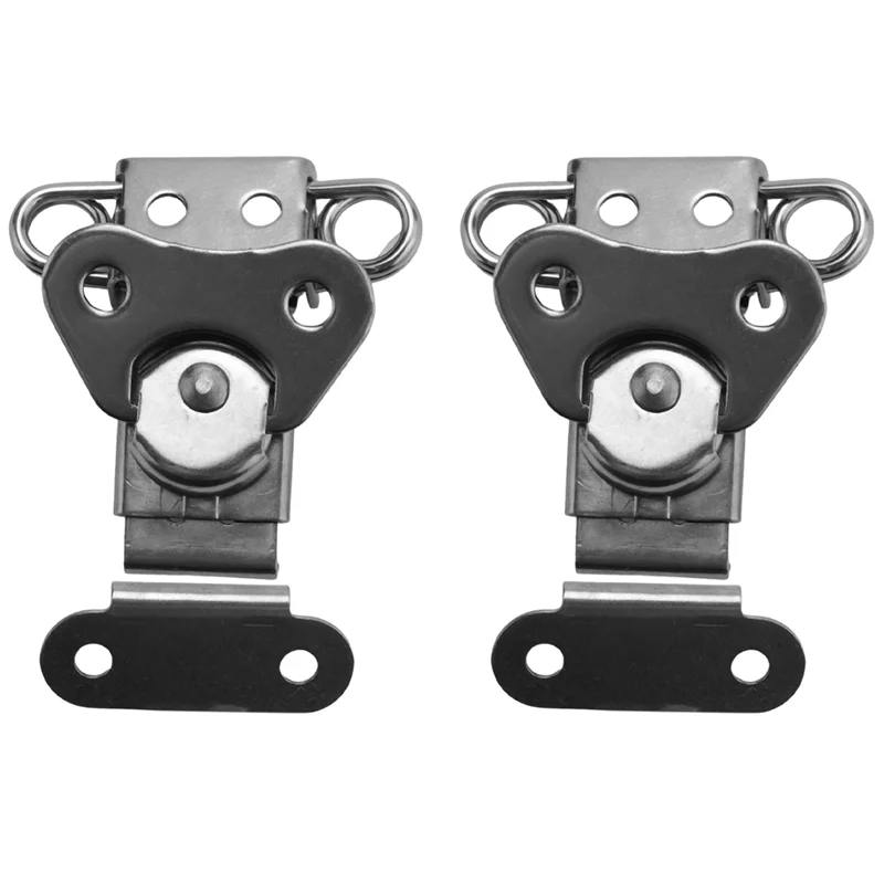 

ABGI-16 Pack 304 Stainless Steel Twist Latch With Keeper And Spring Butterfly Draw Latch For Case Box