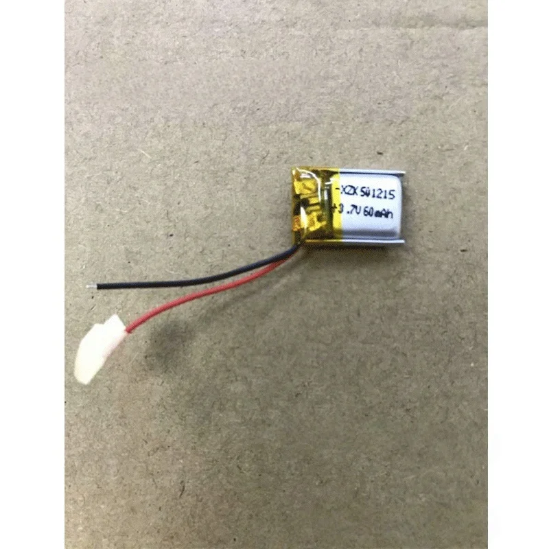 501215 Polymer Lithium Battery 60mAh 3.7V for Smart Wearables and Bluetooth Headsets