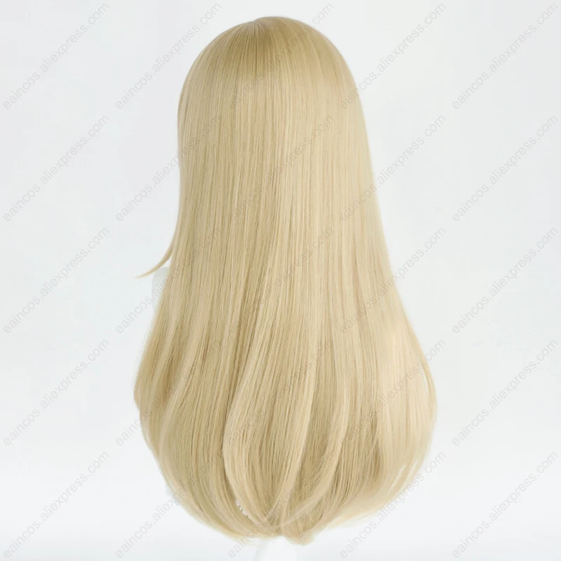 Anime Girl Pet Kitty OSAKANA Cosplay Wig 55cm Long Linen Wigs Heat Resistant Synthetic Hair