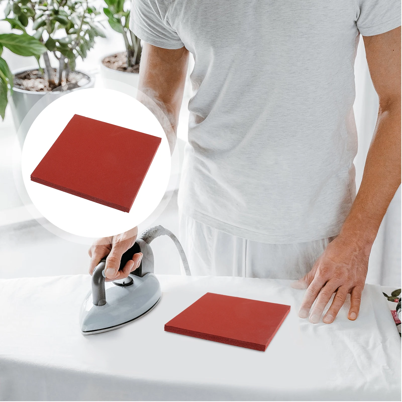 

Heat Press Machine Pad Convenient Insulation Mat Silicone Pressed Pillow Rubber Hat Hot Plastic Sealer
