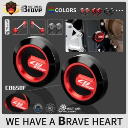 LOGO CB650F CBR650F Motorcycle accessories CNC Aluminum Frame Hole Cap Cover For CBR CB 650 F 650F 2019 2020 2021 2022