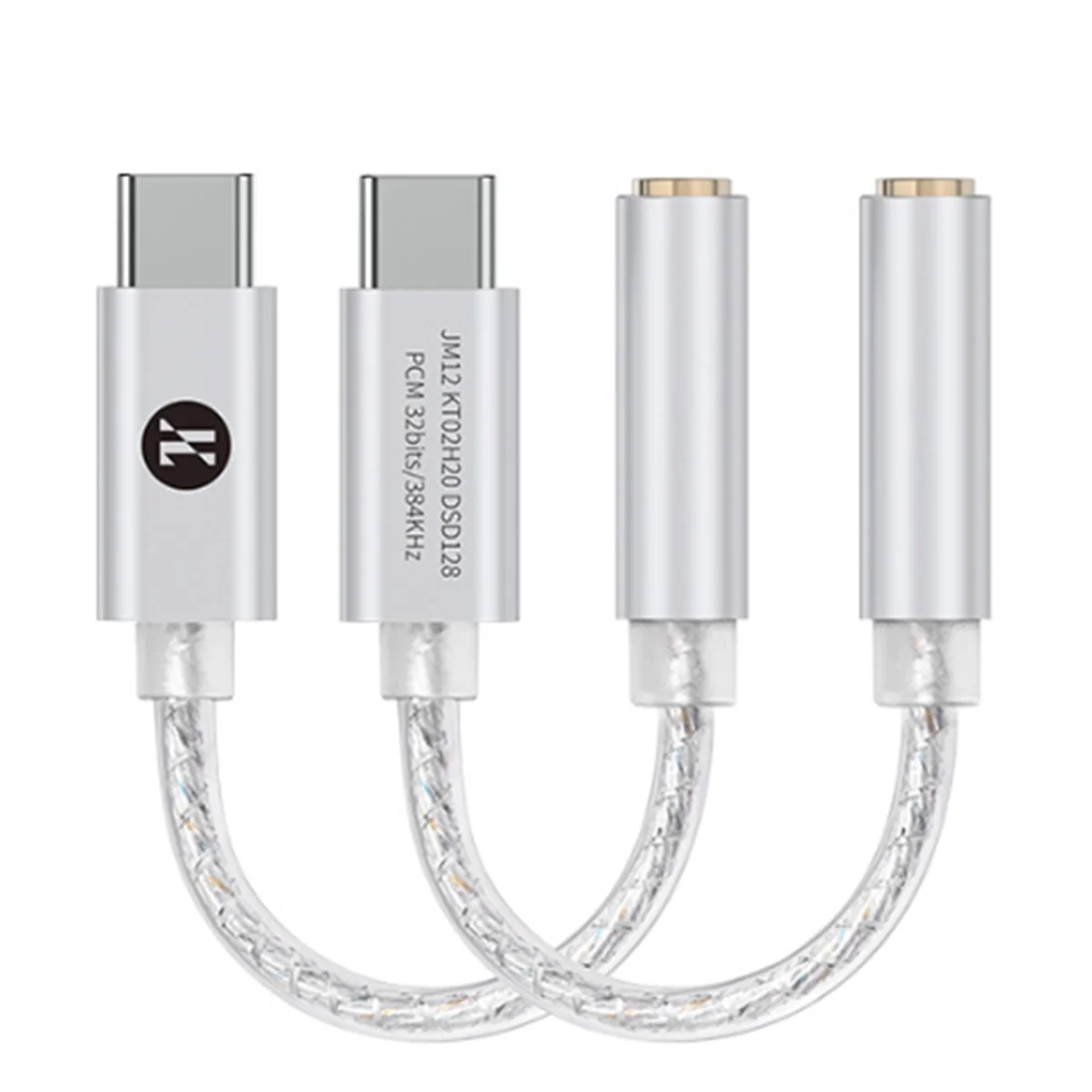 A72Z JM12 Digitale Audio Decodering Adapter Hoofdtelefoonversterker Kleine Staart KT02H20 TYPEC naar 3.5mm