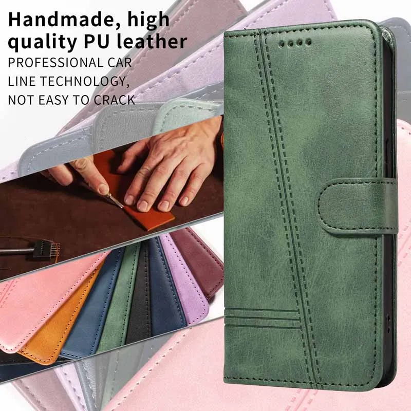 Flip Leather Case For iPhone 11 12 13 14 15 Pro Max XS XR X 6 7 8 Plus SE 2020 Mini Wallet Card Slots Stand Book Phone Cover