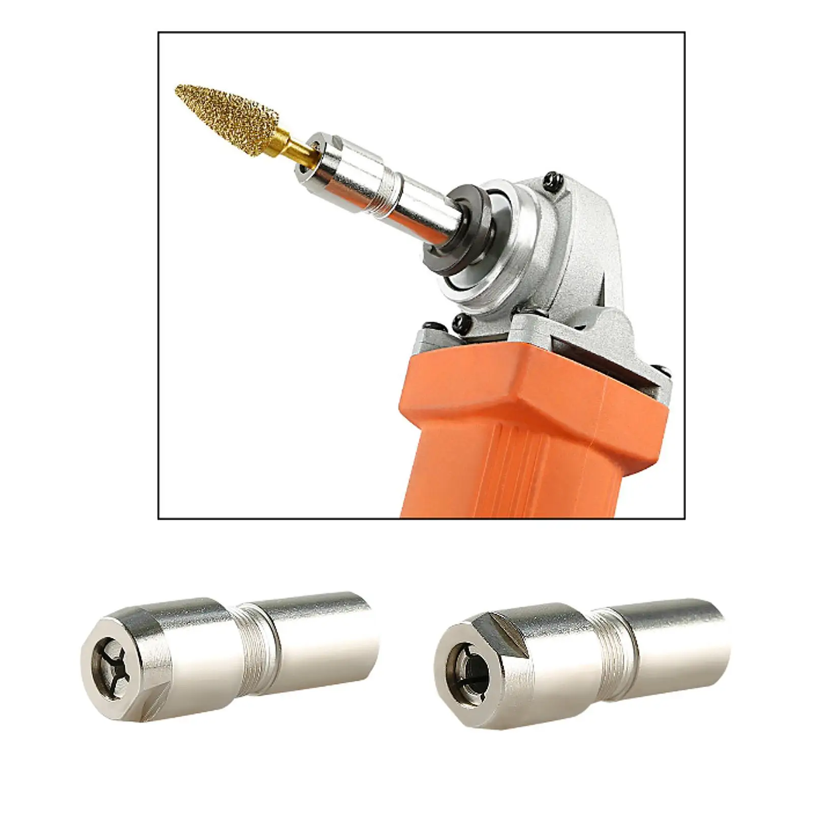 Adaptateur de meuleuse d'angle, convertisseur à dégagement rapide, meuleuse d'angle professionnelle à droite pour couper le métal/bois/pierre, le travail du bois