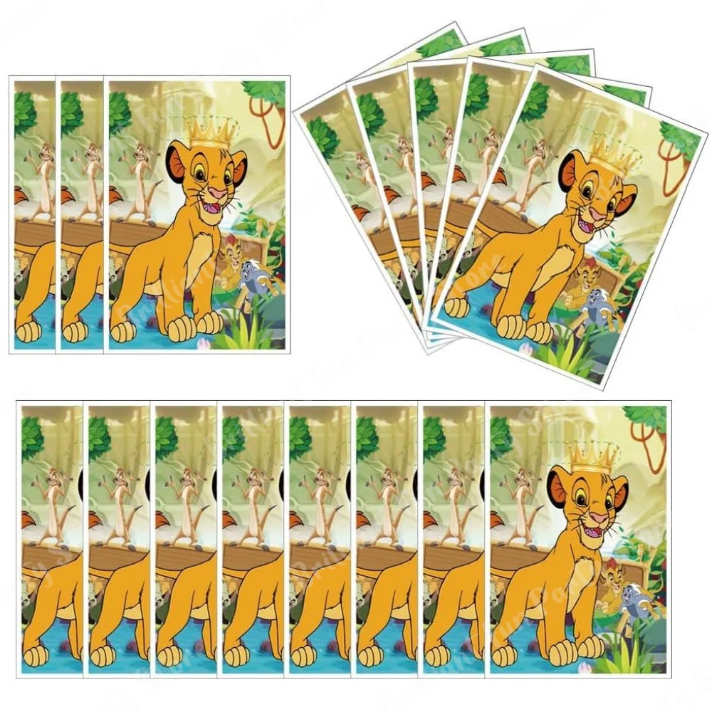 Disney Lion King Gift Bags Chocolate Cookies Candy Bags Simba Party Bag Boys Birthday Festival Party Supplies Home Decorations