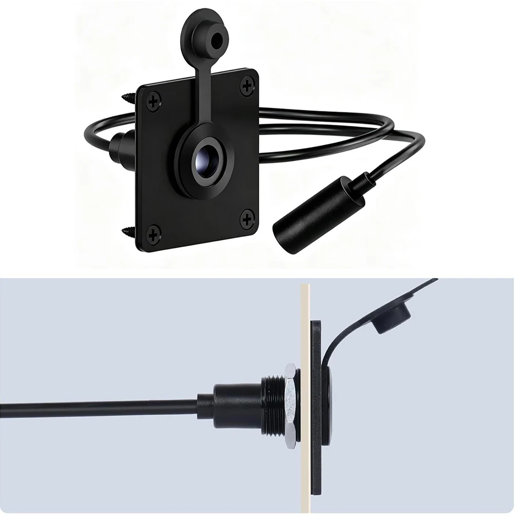 For Starlink for Mini Power Routing Adapter DC 5.5x2.1mm Waterproof Bulkhead with Rubber Seals and Aluminum Body