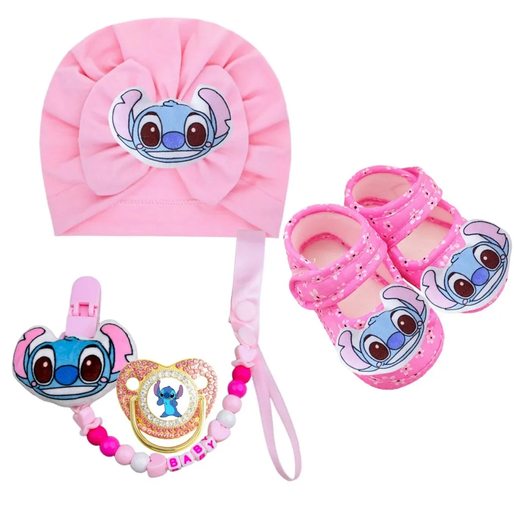 2026 Baby feeding gift set newborn mouth play gift baby chain clip baby hat newborn shoes baby feeding 0-6M view 6