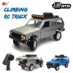 MN78 1/12 RC samochód Cherokee Model 2.4G Off Road 4x4 zdalnie sterowanym samochodowym światła LED Jeep 4WD wspinaczka zabawka elektryczna prezent samochodowy dla chłopca